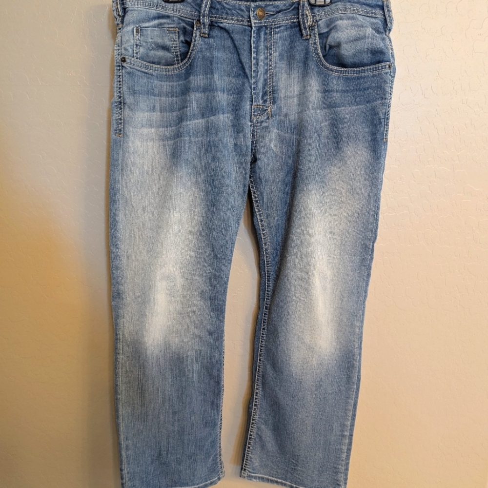 BUFFALO DAVID BRITTON Class 1 Series Evolution Of Denim Men's Jeans 38 X 30 Soft